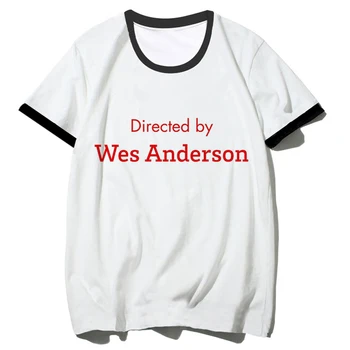 Уэс Андерсон лучшие женщины аниме уличная одежда смешная футболка девушка графическая манга комикс одежда