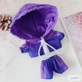 фиолетовый 20 см кукольная одежда Прекрасное свободное пальто YIBO Хип-хоп куклы аксессуары для Кореи Kpop EXO идол Куклы подарок DIY Игрушка