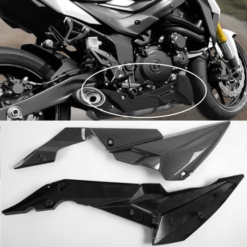  Часть мотоцикла Крышка двигателя Нижняя панель обтекателя для Suzuki GSX-S GSXS 750 2017-2020 2021 2022 GSXS750 Bellypan Carbon